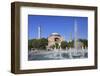 Hagia Sophia (Aya Sofya), UNESCO World Heritage Site, Sultanahmet Square Park, Istanbul, Turkey, Eu-Wendy Connett-Framed Photographic Print