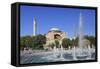 Hagia Sophia (Aya Sofya), UNESCO World Heritage Site, Sultanahmet Square Park, Istanbul, Turkey, Eu-Wendy Connett-Framed Stretched Canvas