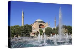 Hagia Sophia (Aya Sofya), UNESCO World Heritage Site, Sultanahmet Square Park, Istanbul, Turkey, Eu-Wendy Connett-Stretched Canvas