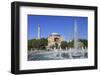 Hagia Sophia (Aya Sofya), UNESCO World Heritage Site, Sultanahmet Square Park, Istanbul, Turkey, Eu-Wendy Connett-Framed Premium Photographic Print