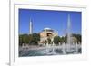 Hagia Sophia (Aya Sofya), UNESCO World Heritage Site, Sultanahmet Square Park, Istanbul, Turkey, Eu-Wendy Connett-Framed Photographic Print