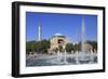 Hagia Sophia (Aya Sofya), UNESCO World Heritage Site, Sultanahmet Square Park, Istanbul, Turkey, Eu-Wendy Connett-Framed Photographic Print