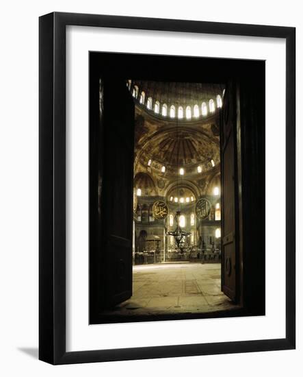 Hagia Sophia, Church and Mosque, Now Museum-null-Framed Giclee Print