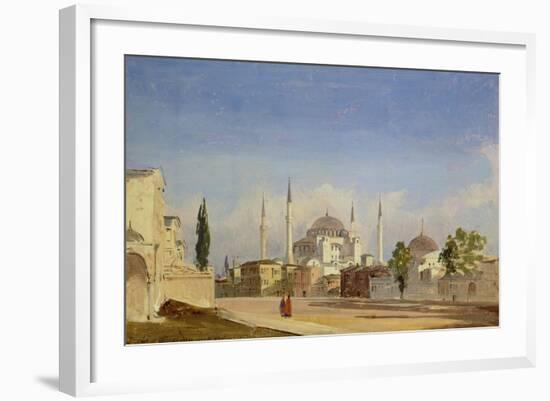 Hagia Sophia, Constantinople, 1843-Ippolito Caffi-Framed Giclee Print