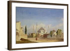 Hagia Sophia, Constantinople, 1843-Ippolito Caffi-Framed Giclee Print