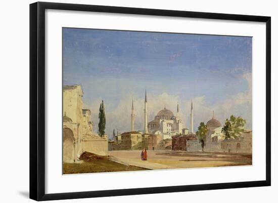 Hagia Sophia, Constantinople, 1843-Ippolito Caffi-Framed Giclee Print