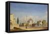 Hagia Sophia, Constantinople, 1843-Ippolito Caffi-Framed Stretched Canvas