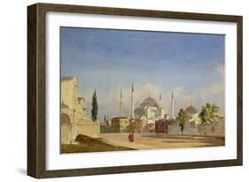 Hagia Sophia, Constantinople, 1843-Ippolito Caffi-Framed Giclee Print