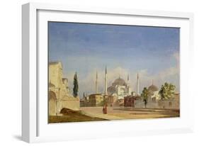 Hagia Sophia, Constantinople, 1843-Ippolito Caffi-Framed Giclee Print