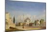 Hagia Sophia, Constantinople, 1843-Ippolito Caffi-Mounted Giclee Print
