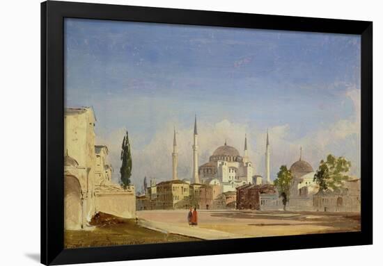 Hagia Sophia, Constantinople, 1843-Ippolito Caffi-Framed Giclee Print