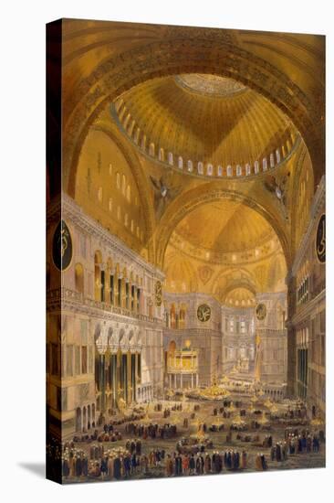 Hagia Sophia, Constantinople, 1852-Gaspard Fossati-Stretched Canvas