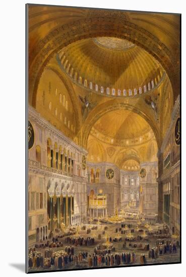 Hagia Sophia, Constantinople, 1852-Gaspard Fossati-Mounted Giclee Print