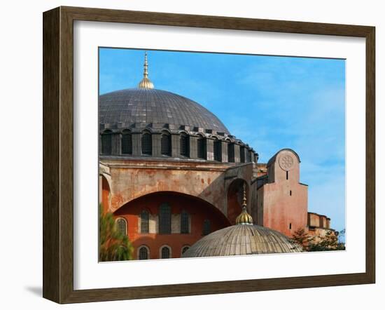 Hagia Sophia, Exterior, Detail of Dome, 6th Century-null-Framed Giclee Print