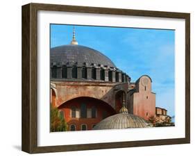 Hagia Sophia, Exterior, Detail of Dome, 6th Century-null-Framed Giclee Print