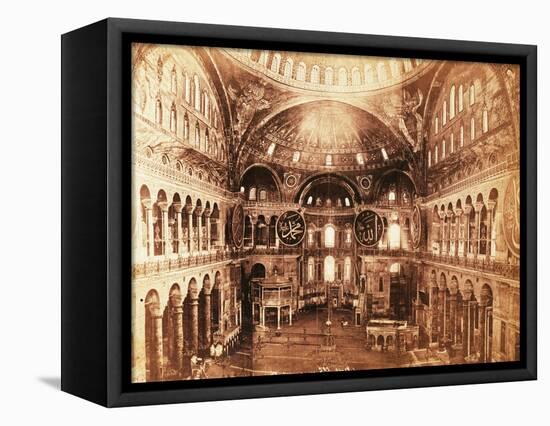 Hagia Sophia in Istanbul: Interior and Apses-Michael Maslan-Framed Stretched Canvas