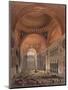 Hagia Sophia, Interior, Constantinople, Published 1852-Gaspard Fossati-Mounted Giclee Print