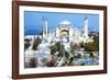 Hagia Sophia, Istanbul (Constantinople), Turkey, 1980s. Artist: Unknown-Unknown-Framed Photographic Print