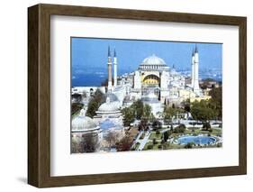 Hagia Sophia, Istanbul (Constantinople), Turkey, 1980s. Artist: Unknown-Unknown-Framed Photographic Print