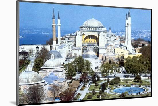 Hagia Sophia, Istanbul (Constantinople), Turkey, 1980s. Artist: Unknown-Unknown-Mounted Photographic Print
