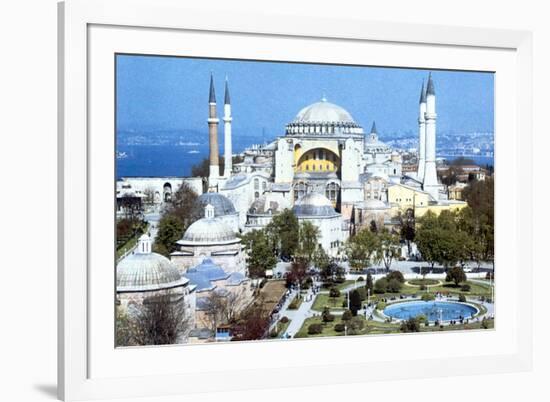 Hagia Sophia, Istanbul (Constantinople), Turkey, 1980s. Artist: Unknown-Unknown-Framed Photographic Print