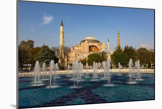 Hagia Sophia, Istanbul, Turkey.-Ali Kabas-Mounted Photographic Print