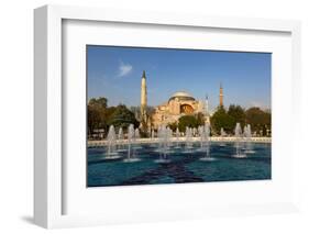 Hagia Sophia, Istanbul, Turkey.-Ali Kabas-Framed Photographic Print