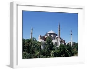 Hagia Sophia, Originally a Church, Then a Mosque, Unesco World Heritage Site, Istanbul, Turkey-R H Productions-Framed Photographic Print