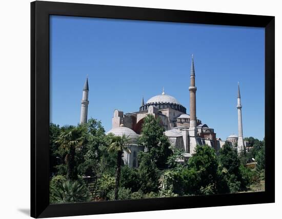 Hagia Sophia, Originally a Church, Then a Mosque, Unesco World Heritage Site, Istanbul, Turkey-R H Productions-Framed Photographic Print