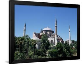 Hagia Sophia, Originally a Church, Then a Mosque, Unesco World Heritage Site, Istanbul, Turkey-R H Productions-Framed Photographic Print