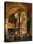 Hagia Sophia Plate 8: the Imperial Gallery and Box-Gaspard Fossati-Stretched Canvas