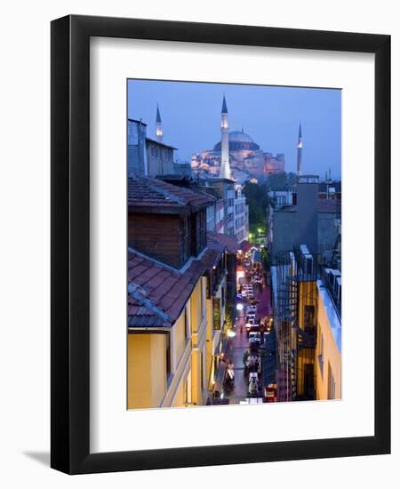 Hagia Sophia, Sultanahmet District, Istanbul, Turkey-Peter Adams-Framed Premium Photographic Print