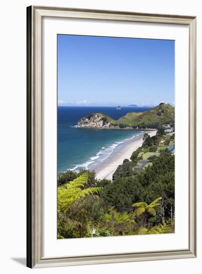 Hahei Beach, Hahei, Coromandel Peninsula, Waikato, North Island, New Zealand, Pacific-Stuart-Framed Photographic Print