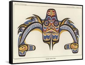 Haida Dog-Fish-null-Framed Stretched Canvas