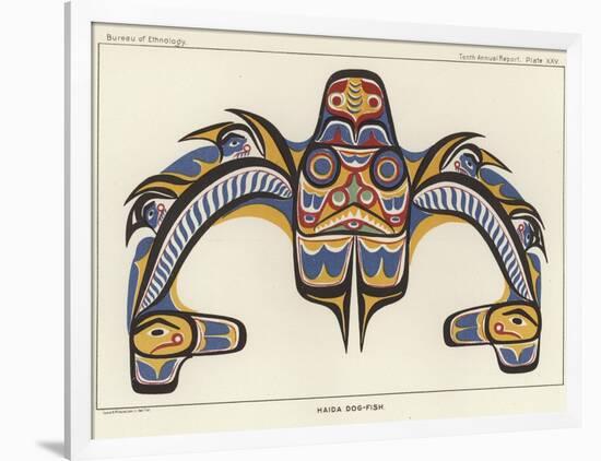 Haida Dog-Fish-null-Framed Giclee Print