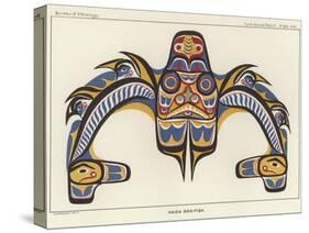 Haida Dog-Fish-null-Stretched Canvas