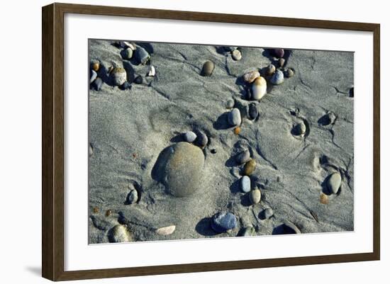 Haida Gwaii Islands, British Columbia. Beach Stones-Richard Wright-Framed Photographic Print