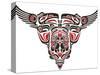 Haida Style Tattoo Design Created With Animal Images-Arty-Stretched Canvas