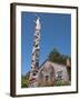 Haida Totem Pole and Tourist Shop, Queen Charlotte Islands, Canada-Savanah Stewart-Framed Photographic Print