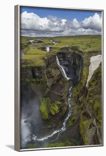 Haifoss Waterfalls, Thjorsardalur Valley, Iceland-Arctic-Images-Framed Photographic Print