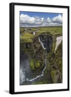 Haifoss Waterfalls, Thjorsardalur Valley, Iceland-Arctic-Images-Framed Photographic Print