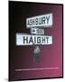 Haight Ashbury (LSD Street Terms) Art Poster Print-null-Mounted Poster