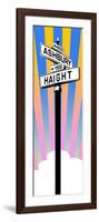 Haight Sign-null-Framed Art Print