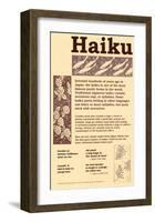 Haiku-null-Framed Art Print