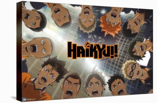 Haikyu!! - Huddle-Trends International-Stretched Canvas