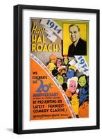 Hail Hal Roach, 1934-null-Framed Art Print