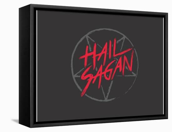 Hail Sagan-IFLScience-Framed Stretched Canvas