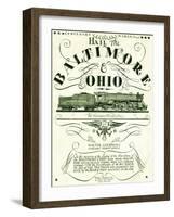 Hail the Baltimore and Ohio-null-Framed Giclee Print