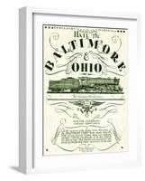 Hail the Baltimore and Ohio-null-Framed Giclee Print