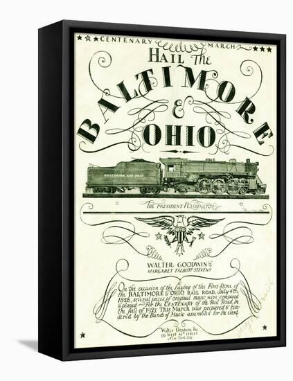 Hail the Baltimore and Ohio-null-Framed Stretched Canvas